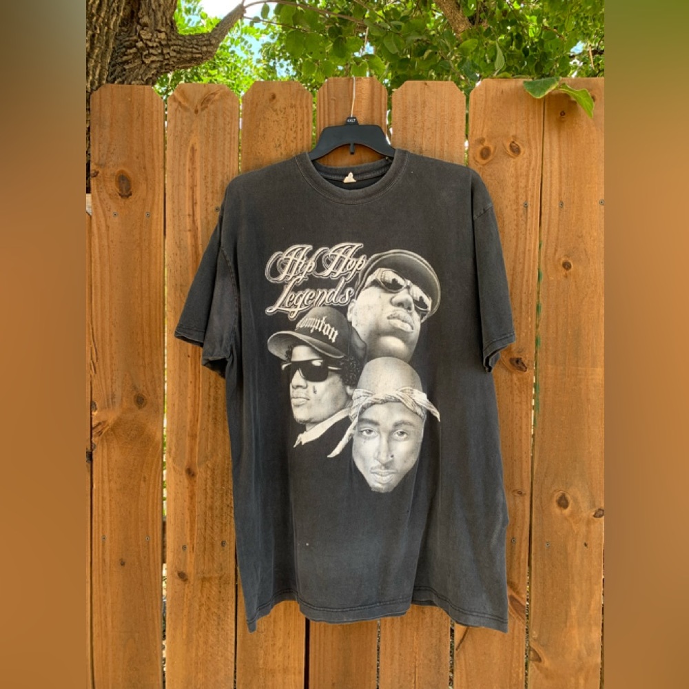 Vintage Hip Hop Legends T-shirt size 4XL, Rap, Streetwear, Y2K.